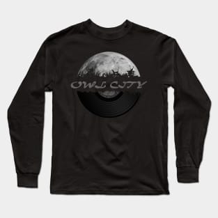 Owl City moon vinyl Long Sleeve T-Shirt